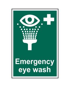 Emergency Eye Wash Sign