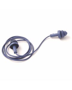 Detectable Corded 3 Flange Earplugs