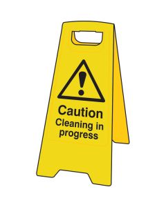 Cleaning In Progress A-Board Sign