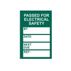 PAT Testing Tag Insert